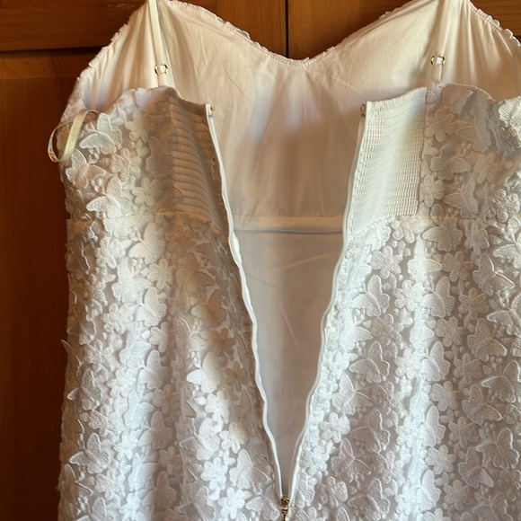 NWT Lilly Pulitzer Gillian Lace Maxi Butterfly Slip Dress - Picture 9 of 16